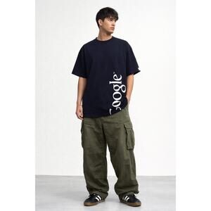 Google Mini Tee Navy XL Boxy Blue Heavyweight Hanes Beefy T Tech Core Normcore